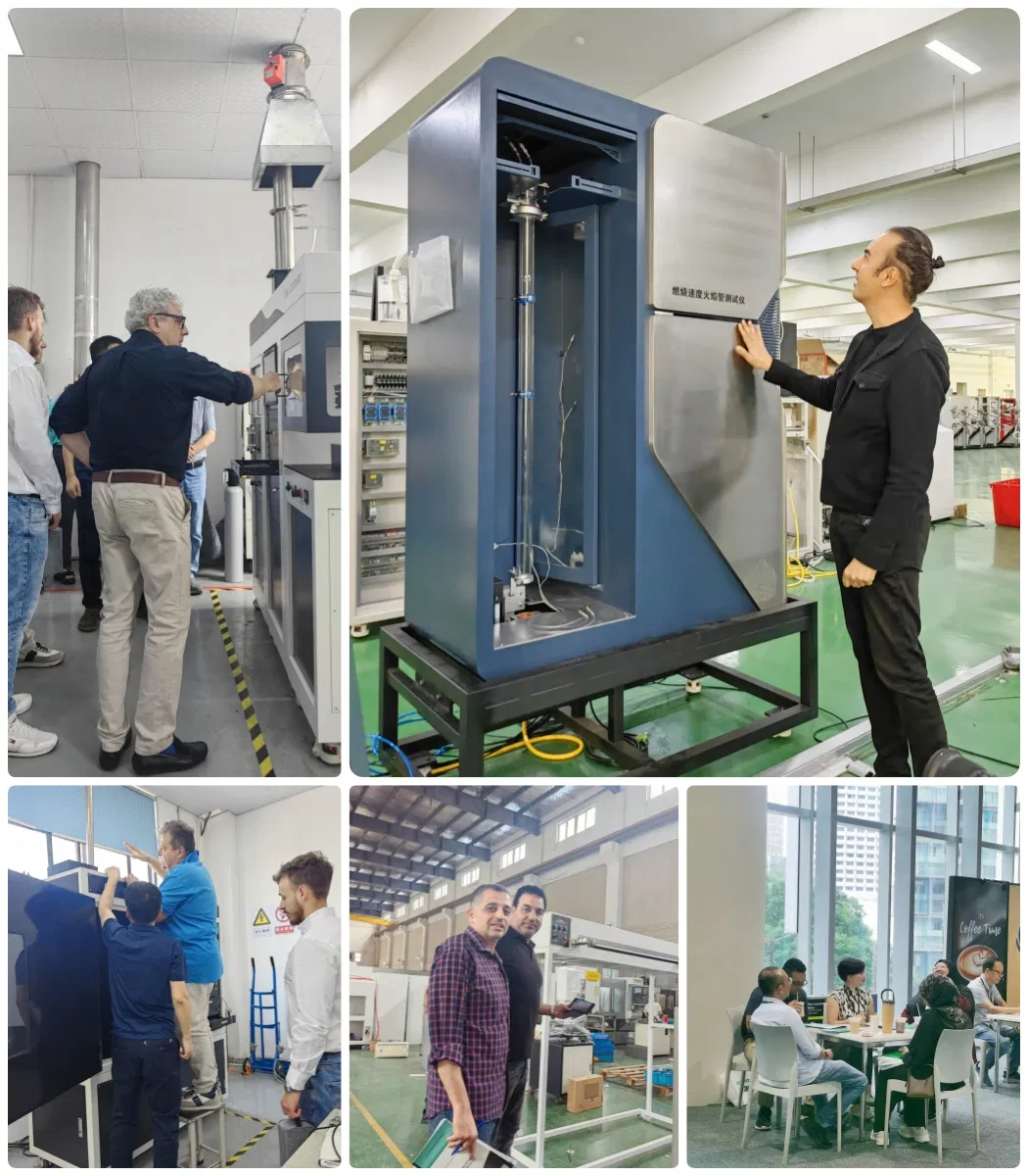 EN ISO 9239-1 Thiết bị thử nghiệm tấm chiếu sáng sàn cho vật liệu sàn 3