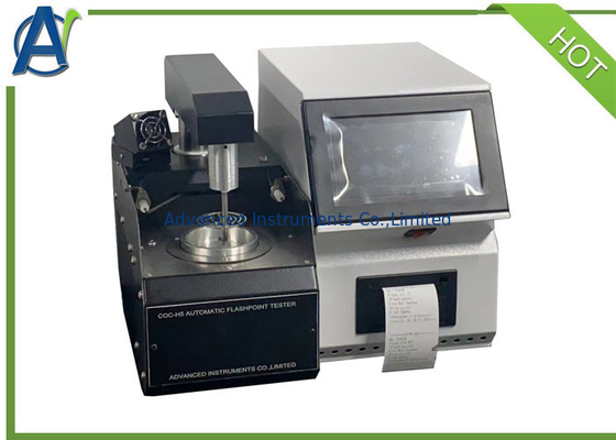 Máy kiểm tra điểm chớp cháy hoàn toàn tự động COC ASTM D92 Ambient ~ 400 ℃