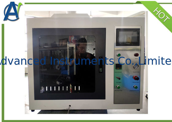 FAR.25.853 Thiết bị kiểm tra tính dễ cháy dọc cho vật liệu máy bay