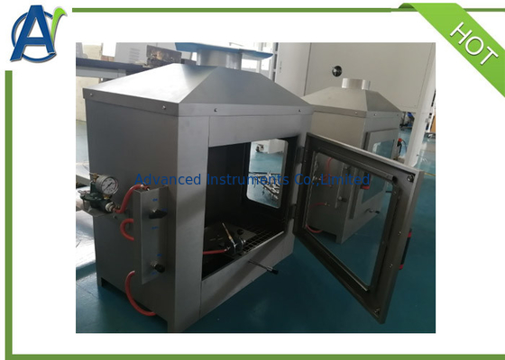 Dụng cụ kiểm tra tính dễ cháy của thử nghiệm nguồn lửa đơn EN ISO 11925-2 và DIN 53438
